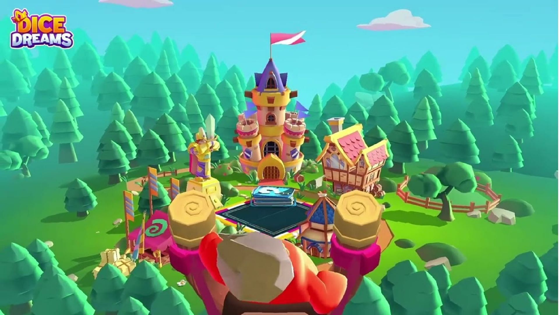 You can build your kingdom in Dice Dreams (Image via SuperPlay Ltd.)